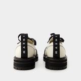 Derbies Dada - Marni - Cuir - Stone White