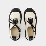 Derbies Dada - Marni - Cuir - Stone White