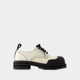 Derbies Dada - Marni - Cuir - Stone White