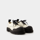 Derbies Dada - Marni - Cuir - Stone White