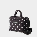 Tote Bag Ew Dots Print - Marni - Cuir - Noir