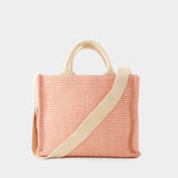 Cabas Small Basket - Marni - Coton - Rose Clair