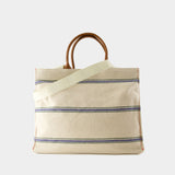 Cabas Pelletteria Uomo Medium - Marni - Coton - Beige