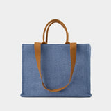 Cabas Large Basket - Marni - Coton - Bleu