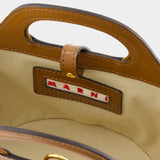 Sac À Main Tropicalia Micro - Marni - Coton - Bleu