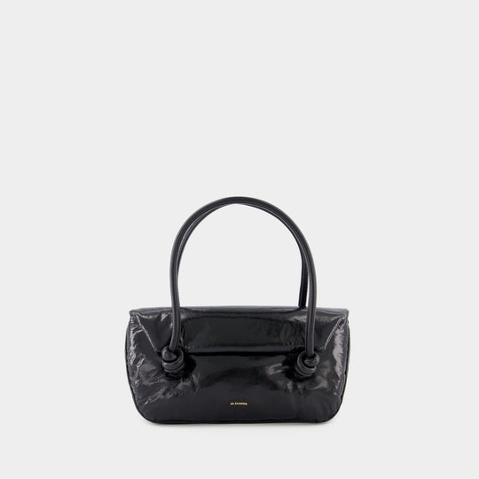 Sac Porté Épaule Knot Sm - Jil Sander - Cuir - Noir