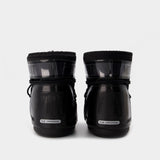 Moon Boot Icon Low Glance en Noir