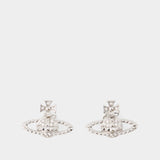 Boucles D'Oreilles Mayfair Bas Relief - Vivienne Westwood - Laiton - Argenté