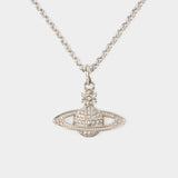 Collier Mini Bas Relief Pendant - Vivienne Westwood - Laiton - Argenté