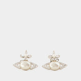 Boucles D'Oreilles Ada - Vivienne Westwood - Laiton - Argenté
