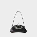 Pochette Amber - Vivienne Westwood - Cuir - Noir