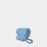 Sac À Bandoulière Mini Heart - Vivienne Westwood - Cuir - Bleu
