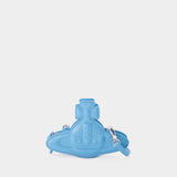 Sac À Bandoulière Nano Orb - Vivienne Westwood - Cuir - Bleu