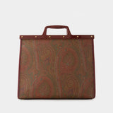 Cabas Shopping Love Trotter - Etro - Cuir - Rouge