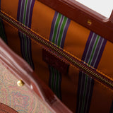 Cabas Shopping Love Trotter - Etro - Cuir - Rouge