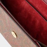 Sac à Bandoulière Tracolla - Etro - Cuir - Bordeaux