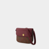 Sac à Bandoulière Tracolla - Etro - Cuir - Bordeaux