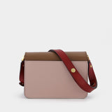 Sac Trunk Mini en Cuir Multicolor