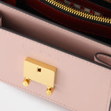 Sac Trunk Mini en Cuir Multicolor