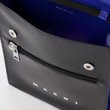 Sac À Bandoulière Pouch On Strap - Marni - Synthétique - Noir/Royal