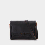 Sac Trunk Soft Medium en Cuir Noir