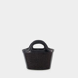 Cabas Tropicalia Micro - Marni - Cuir - Noir