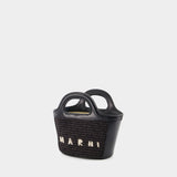 Cabas Tropicalia Micro - Marni - Cuir - Noir