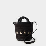 Sac À Main Tropicalia Mini Bucket - Marni - Cuir - Noir