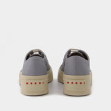 Baskets Pablo - Marni - Cuir - Gris