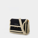 Sac Trunk Knit Mini en Toile Multicolore