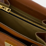 Sac Hobo Mini Trunk - Marni - Cuir - Marron