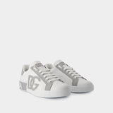 Sneakers Portofino - Dolce&Gabbana - Cuir - Blanc