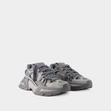 Sneakers Airmaster - Dolce&Gabbana - Cuir - Gris