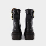 Bottines Mallory en Cuir Noir