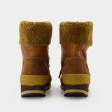 Bottines en Cuir Marron