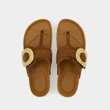 Sandales Chany Fussbett - See By Chloé - Cuir - Tan