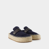 Espadrilles - J.W. Anderson - Cuir - Bleu Marine