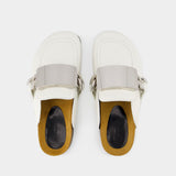 Mocassins Gourmet - J.W. Anderson - Cuir - Blanc