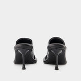 Mules Bumper Crystal - J.W. Anderson - Cuir - Noir