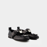 Ballerines Punk - J.W. Anderson - Cuir - Noir
