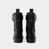 Bottines Punk Combat - J.W. Anderson - Cuir - Noir