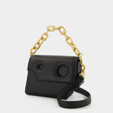 Sac Hobo Burrow 24 - Off White - Cuir - Noir