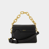 Sac Hobo Burrow 24 - Off White - Cuir - Noir