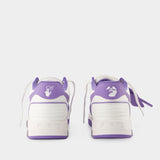 Sneakers Out Of Office - Off White - Cuir - Blanc/Violet