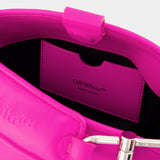 Sac À Bandoulière San Diego - Off White - Cuir - Fuchsia
