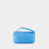 Sac À Bandoulière San Diego Small - Off White - Cuir - Bleu