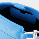Sac À Bandoulière San Diego Small - Off White - Cuir - Bleu