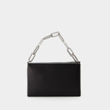 Sac Hobo Block Pouch - Off White - Cuir - Noir
