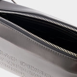 Sac Hobo Block Pouch - Off White - Cuir - Noir