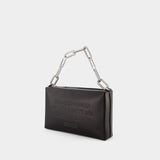 Sac Hobo Block Pouch - Off White - Cuir - Noir